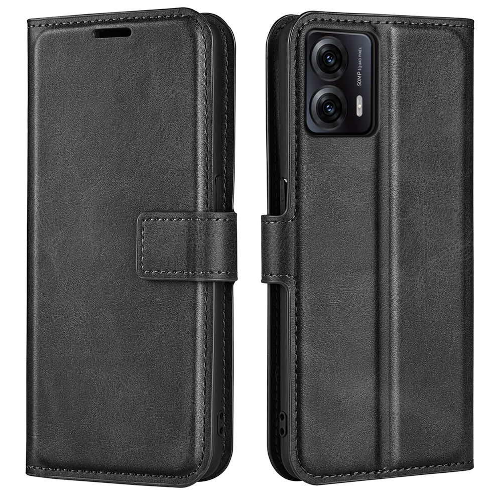 For Motorola Moto G53 5G Calf Texture PU Leather Wallet Case Square Clasp Drop-proof Phone Stand Cover For Motorola Moto G53 5G Calf Texture PU Leather Wallet Case Square Clasp Drop-proof Phone Stand Cover